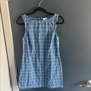 Le Lis Blue Plaid Mini Dress